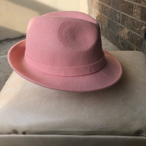 Trilby Wool Pink Hat - Picture 5 of 8